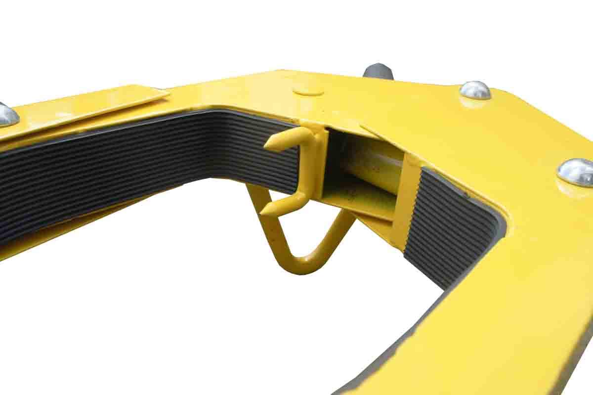 RS PRO Sabot de roue en acier jaune