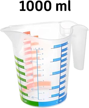 Dereceli Ölçü Kabı Aralıklı Göstergeli Ölçü Kapları (1000 ml)
