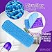 UNIMADE Reusable Mop Pads for Swiffer PowerMop, 8 Pack Microfiber Mop Pad Refill with Scrubber Strips for 13''-15'' SprayMop, Washable Mop Pads Use for Most Floor Types, Designed for Pets - Blue