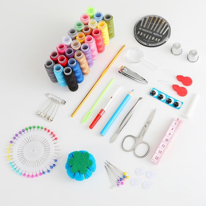 WERFOGH Household Sewing Kit Portable Mini Storage Box Multifunctional Set image 5