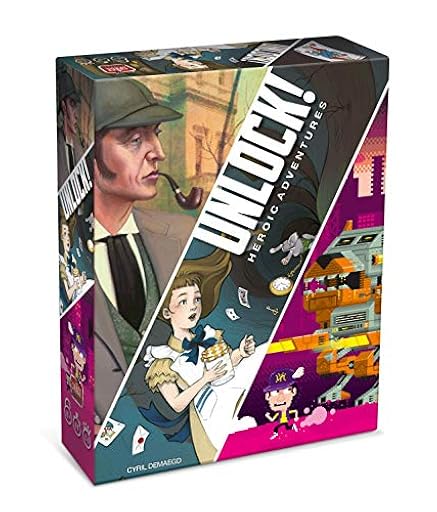 Asmodee - Desbloquear! Heroic Adventures - Juego de Mesa con App, Escape Room, 1-6 Jugadores, 10+ años, edición en Italiano | Ya disponible en tu tienda friki favorita! En mundofriki.es!