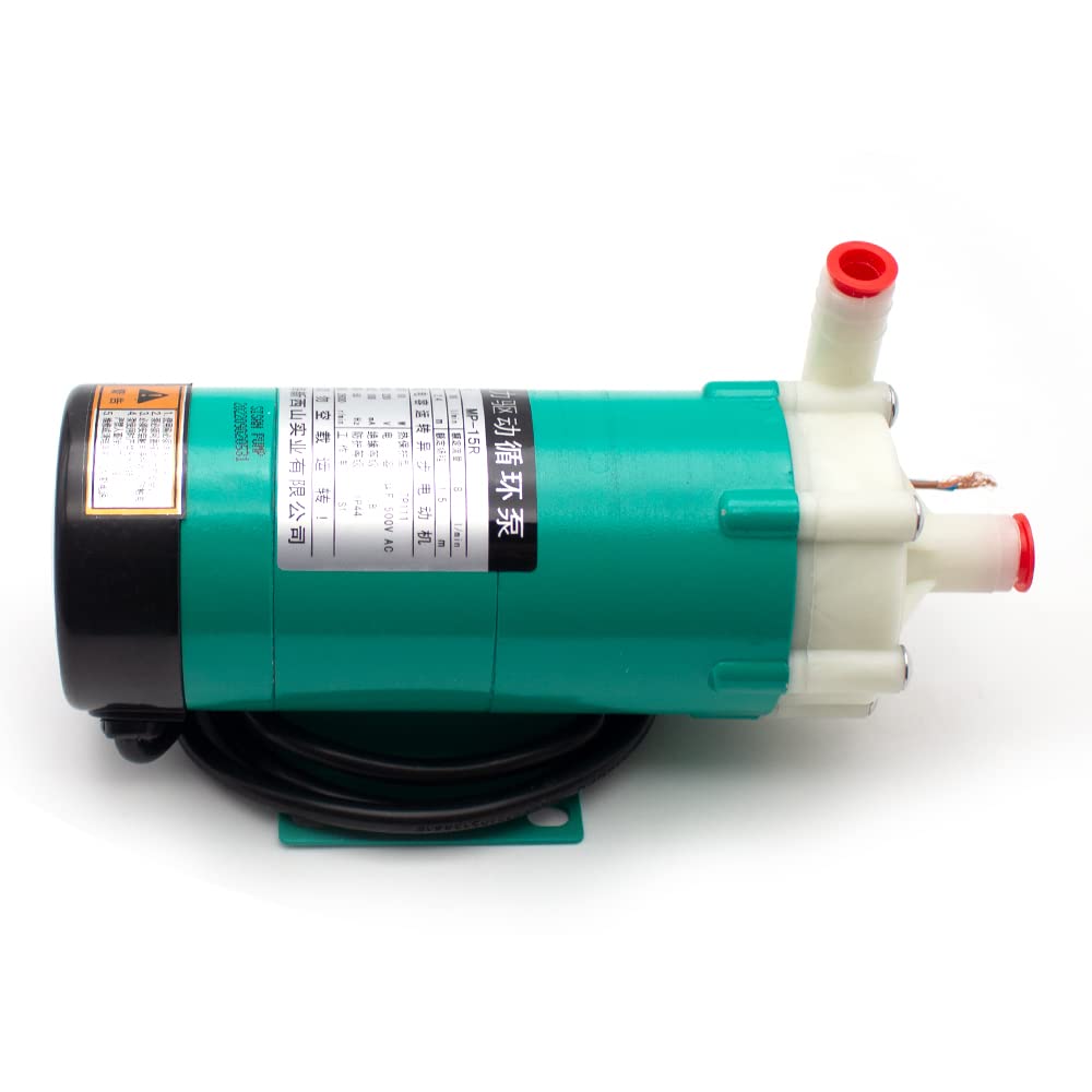 Pompa Centrifuga Di Circolazione Dell'azionamento Magnetico MP-15R, Micro Pompa Liquida Per La Plastica Di Ingegneria Del Ciclo Di Azionamento Della Girante Chimica