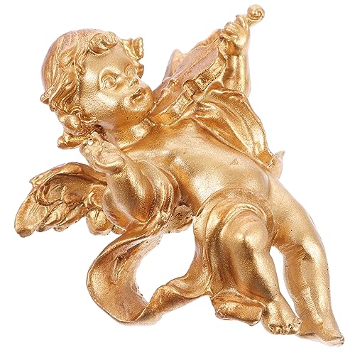 Cabilock Statua Di Angelo in Resina Artigianato Figura Di Angelo Ornamento Decorazione Elegante Per Le Vacanze Decorazione Per La Casa