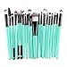 Brush,BeautyVan 20pcs Make-up Toiletry Kit Wool Make Up Brush Set (Black)