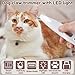 SHASUXTING Dog Paw Trimmer with LED Light Fully Waterproof Pet Hair Trimmer with LED Display Dog Clippers for Grooming 18mm Widen Blade 35dB Low Noise 500mAh Rechargeable Cordless Pet Clippers for Dog