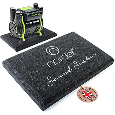 Shower Pump Noise Reduction Floor Mat - Vibration & Absorbing mat Designed for dampening unwanted Noise, Salamander, Bristan, Arley Cyclone, Monsoon, Stuart Turner, Nordell Sound Soaker Cover