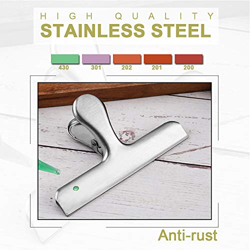 LELE LIFE 12 Pezzi Clip Sigillanti in Metallo, 12