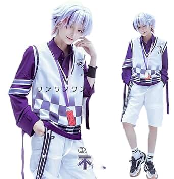 不破湊 初期衣装 コスプレ フルセット ウィッグ、靴込み 不破湊 初期衣装 コスプレ フルセット ウィッグ、靴込み Amazon