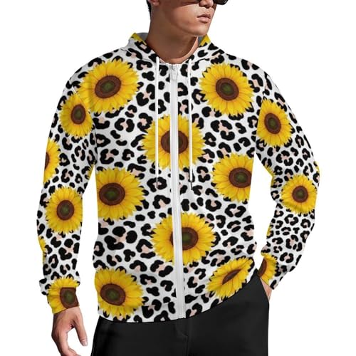 Chaqueta deportiva con capucha y cierre para hombre miniatura 1