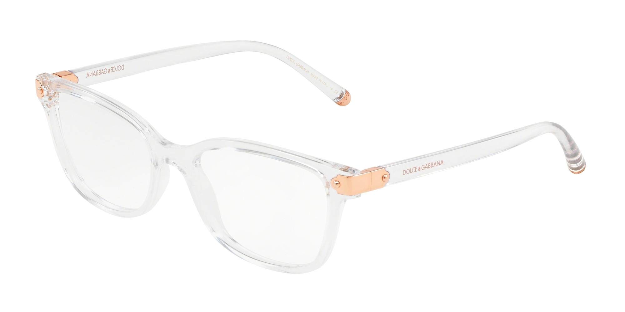 DOLCE & GABBANA 0DG5036 oprawki do okularów, Crystal, 53 damskie, Kryształ, 53