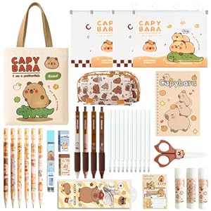 Zadoreck Capybara Schulschreibset mit Tasche WJL002CP