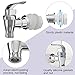 joaoxoko Spigot for Beverage Dispenser,2 Pack Beverage Dispenser Replacement Beverage Faucets Silver Faucets for 2 Gallon, 3 Gallon and 5 Gallon Buckets (silver)