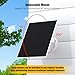 Solar Panel for Ring Doorbell 1/2/3/3+/4, Video Doorbell, Ring Battery Doorbell, Solar Charger 6W AC 9V Waterproof, Adjustable Panel Mount, 9.8ft Cable