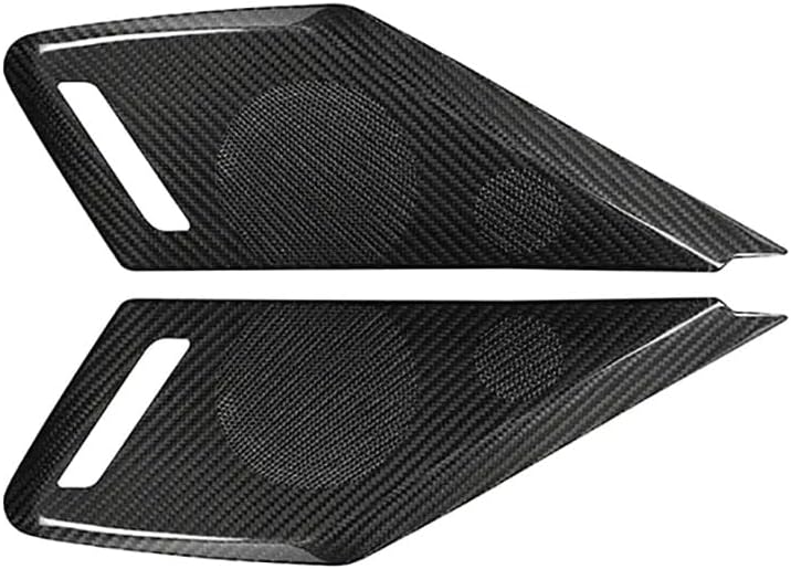 SR1 Performance C8 Corvette 100% Real Carbon Fiber Speaker Overlays - Carbon Fiber Interior Accessory for 2020-2026 Corvettes