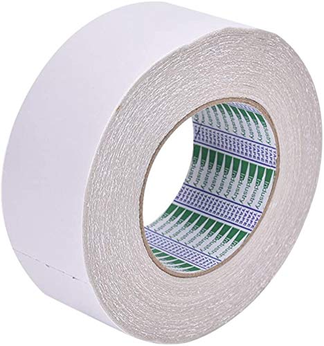 Preisvergleich Produktbild HSC Haushaltsklebeband, doppelseitiges selbstklebendes Teppichband, 2 '' x 27 Yards Hochleistungs-Teppichauskleidung für den Innenbereich für das Home Office Hotel