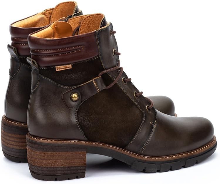 PIKOLINOS womens Pikolinos High-heel Ankle Boot Leather San Sebastia for Woman Color Forest - Image 4