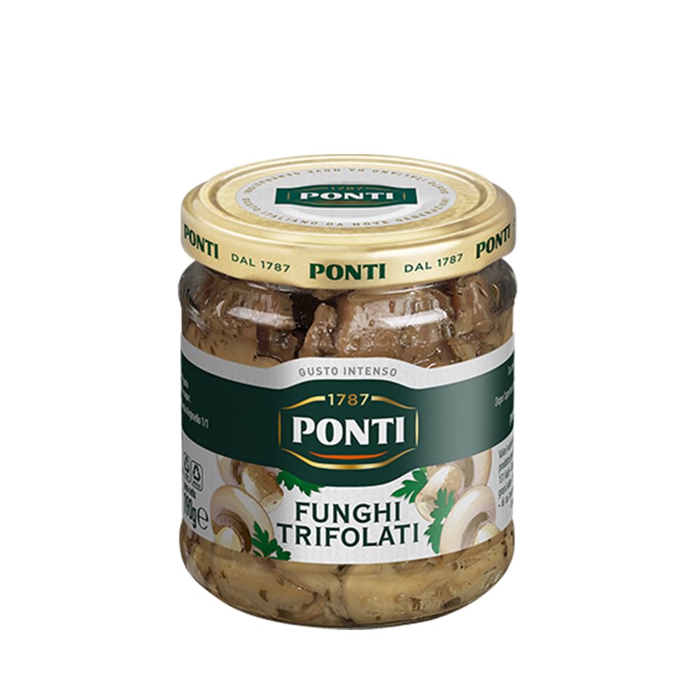 Ponti Funghi Trifolati, Set 3 Vasetti da 190g, Gusto Intenso