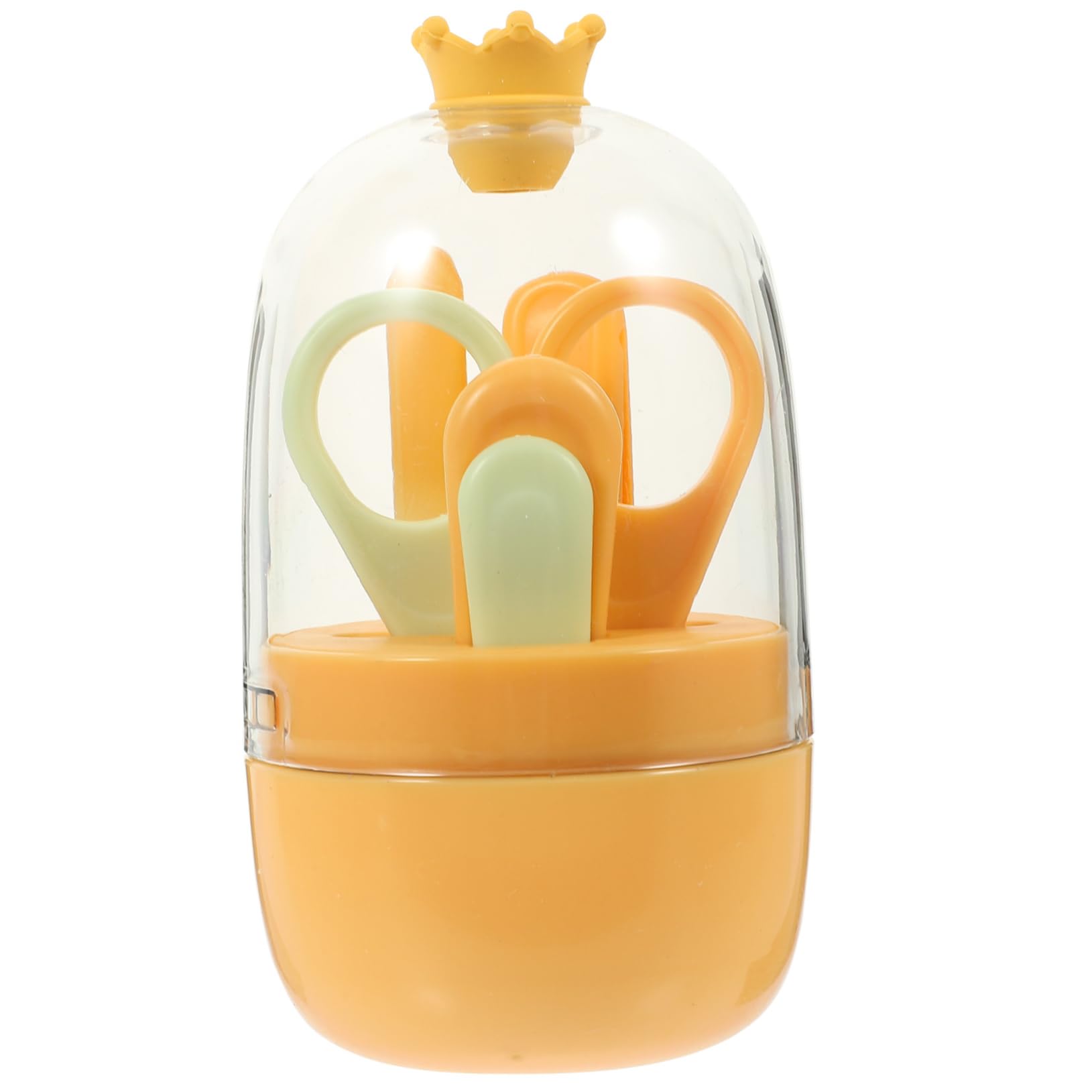 IWOWHERO Baby Nail Trimmer Set 2-in-1 Baby Nail Clippers Tweezers Non-Slip Handle for Newborns