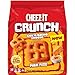 Cheez-It Crunch Cheesy Baked Snacks, Lunch Snacks, Kick'n Nacho Cheese, 6.5oz Bag (1 Bag)
