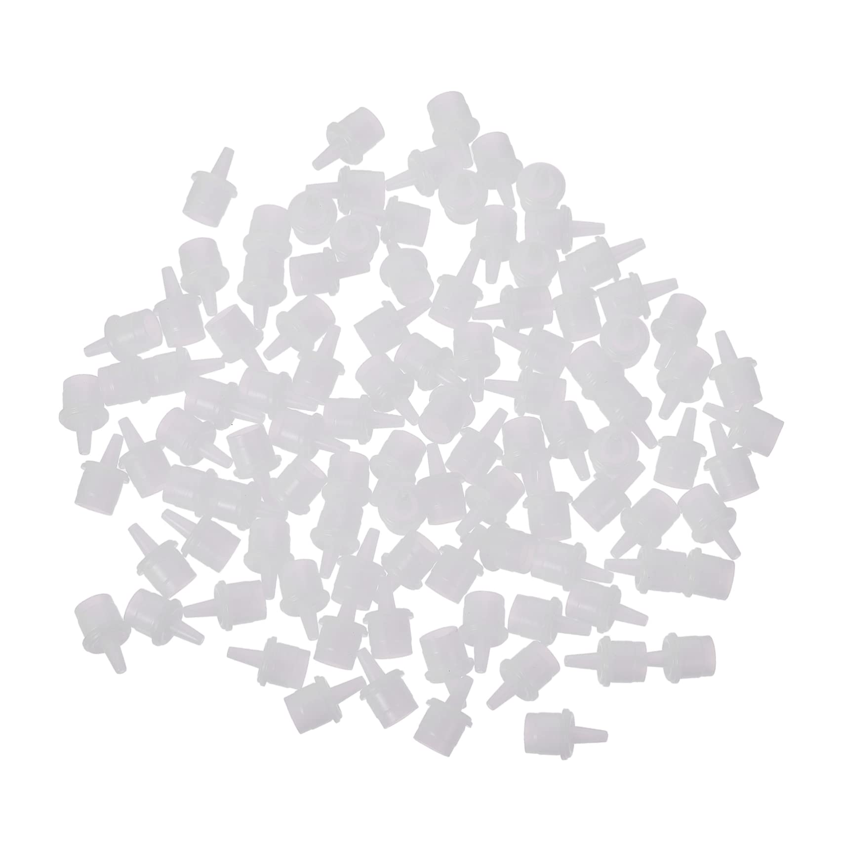 BELLIFFY Lash Bottle Nozzles 100 Pcs Replacement Caps Eyelash Extension Bottle Tips