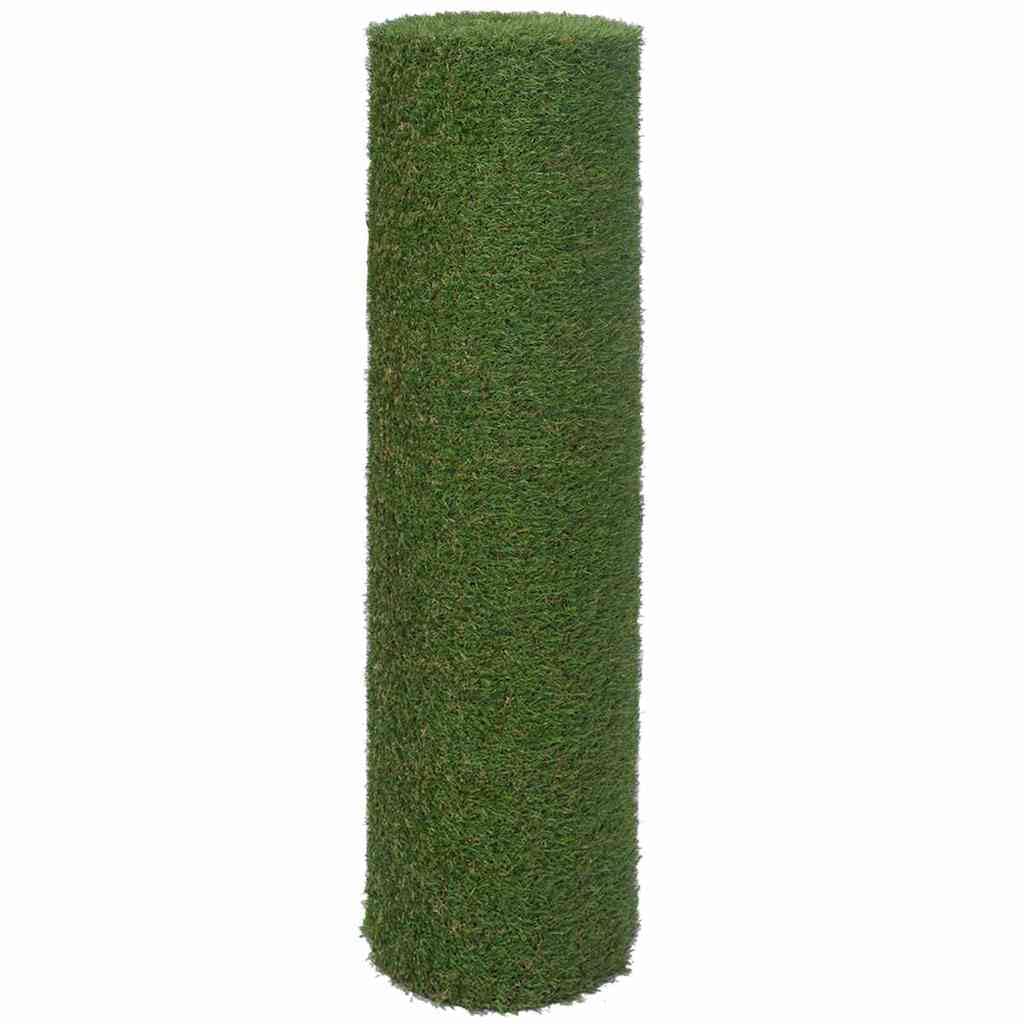 vidaXL Césped Artificial Tapete Alfombra Falso Hierba Imitación Jardín Patio Terraza Balcón Porche Piscina Decoración Verde 1x5 m/20 mm