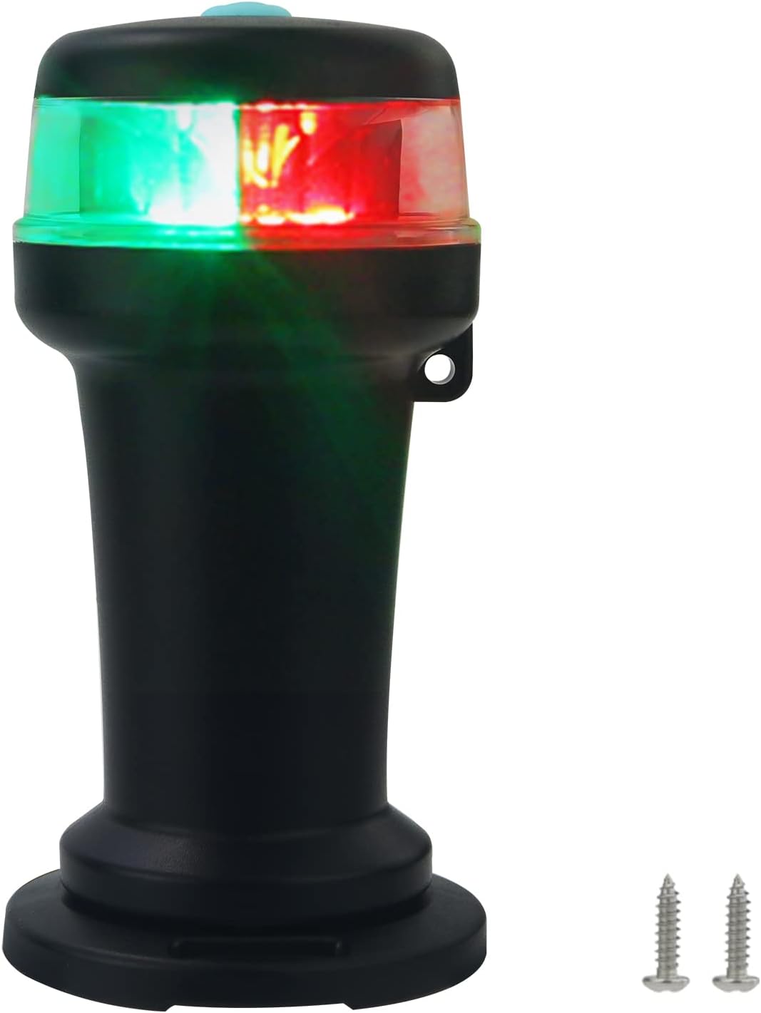 Bow Navigation Lights Battery Powered LED for Boat Marine with Magnetic Base Surface Mounting (Bi color. Red and Green)