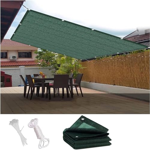 Toldo vela impermeable y transpirable de 5x5 metros con proteccion solar verde