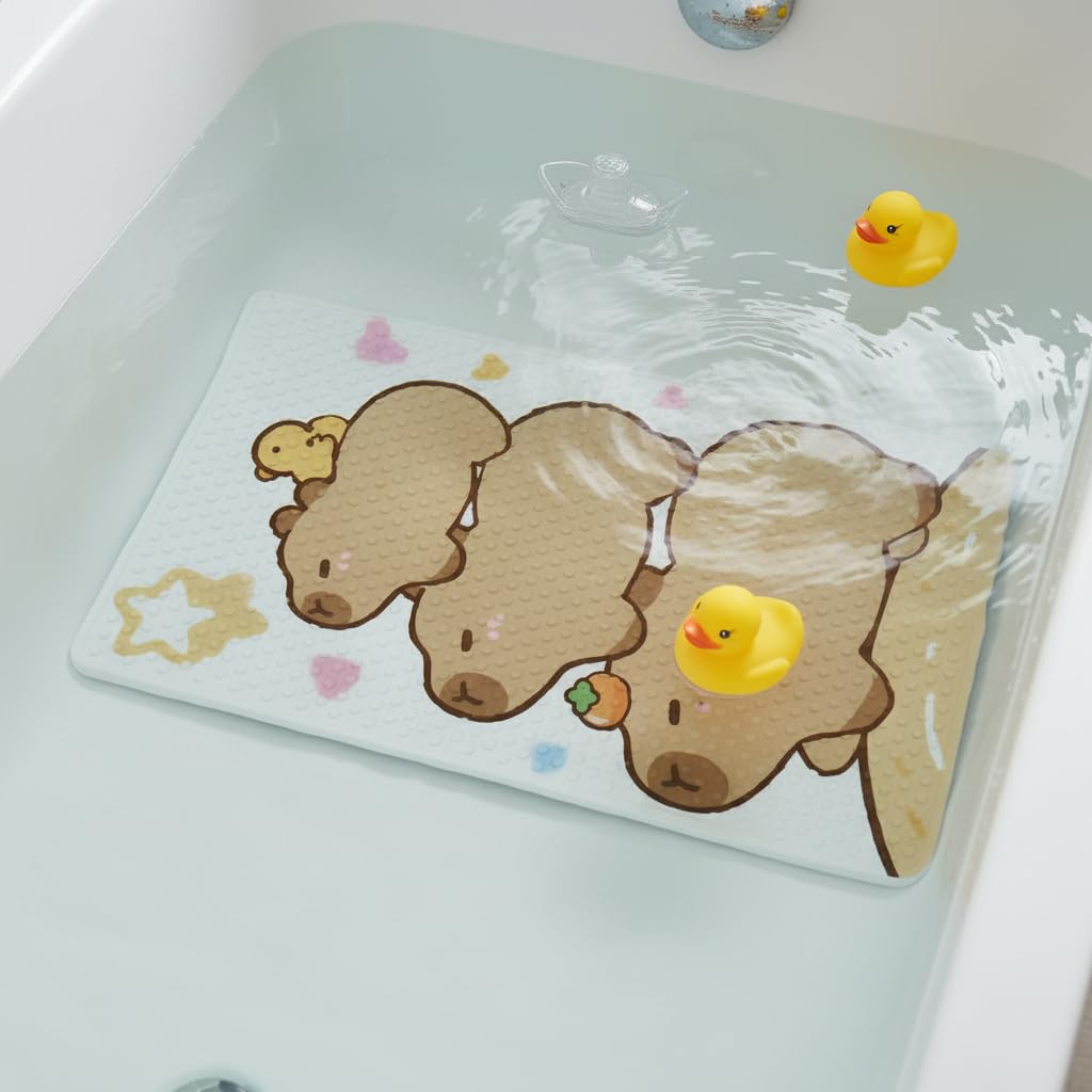 Tappetino da Bagno Antiscivolo in PVC, color to 4, 60x90cm | Ventose per fissaggio, Tappetino da vasca, In ambienti domestici, Per la famiglia moderna