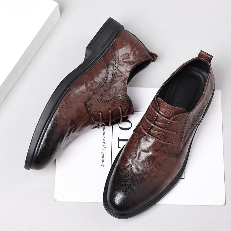 Men's Oxfords Lace Up Casual Dress Shoes Classic Lace-up Formal Tuxedo Shoes Business Formal Modern Business Shoes2