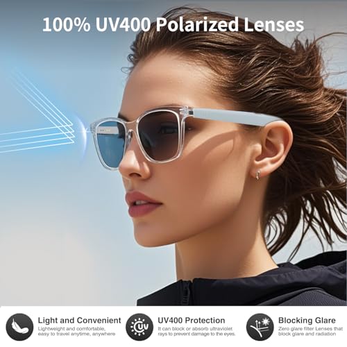 Image of GenXenon AI Translation Smart Glasses for Men & Women, Color-Changing Lenses, Real-Time Translation Glasses,Photo Translation，No Subscription,Bluetooth 6.0 Audio Eyeglasses for Business Travel