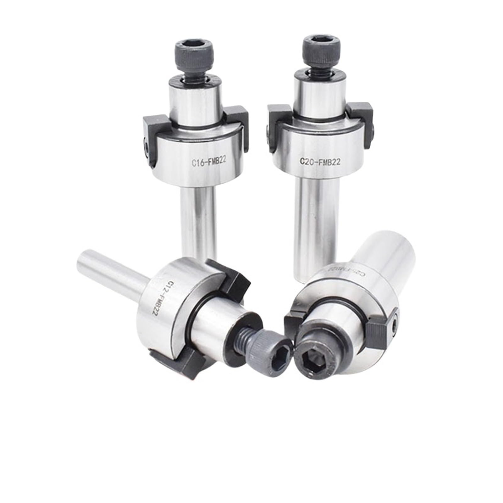 Herramientas para torno Adaptador de fresa frontal MT2 MT3 MT4 R8 FMB22 FMB27 BT30 NT30 ISO30, portaherramientas de fresadora, barra de tracción, herramientas de máquina CNC(R8-FMB27-M12)