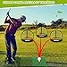 Soulchen Golf Chipping Net Set with 3 Targets & Tri-Turf Hitting Mat Pop up Chipping Practice Net for Short Game Accuracy, Backyard & Indoor Golf Training Portable Kit Gifts All-in-one Training Kit
