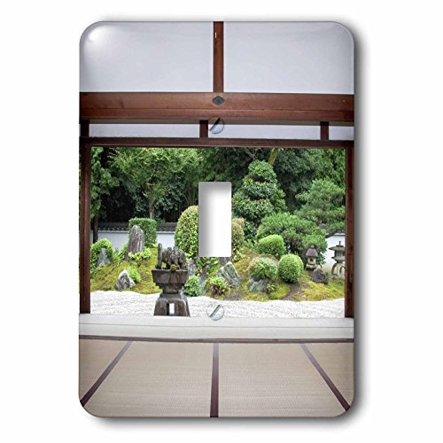 Jardin zen de Kyoto sur votre interrupteur à bascule pour un salon apaisant