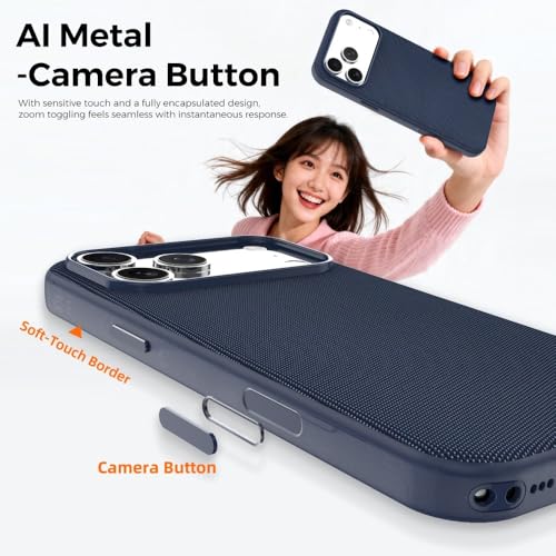 Coque iPhone 13 Pro Max en tissu silicone arrière magnétique violet
