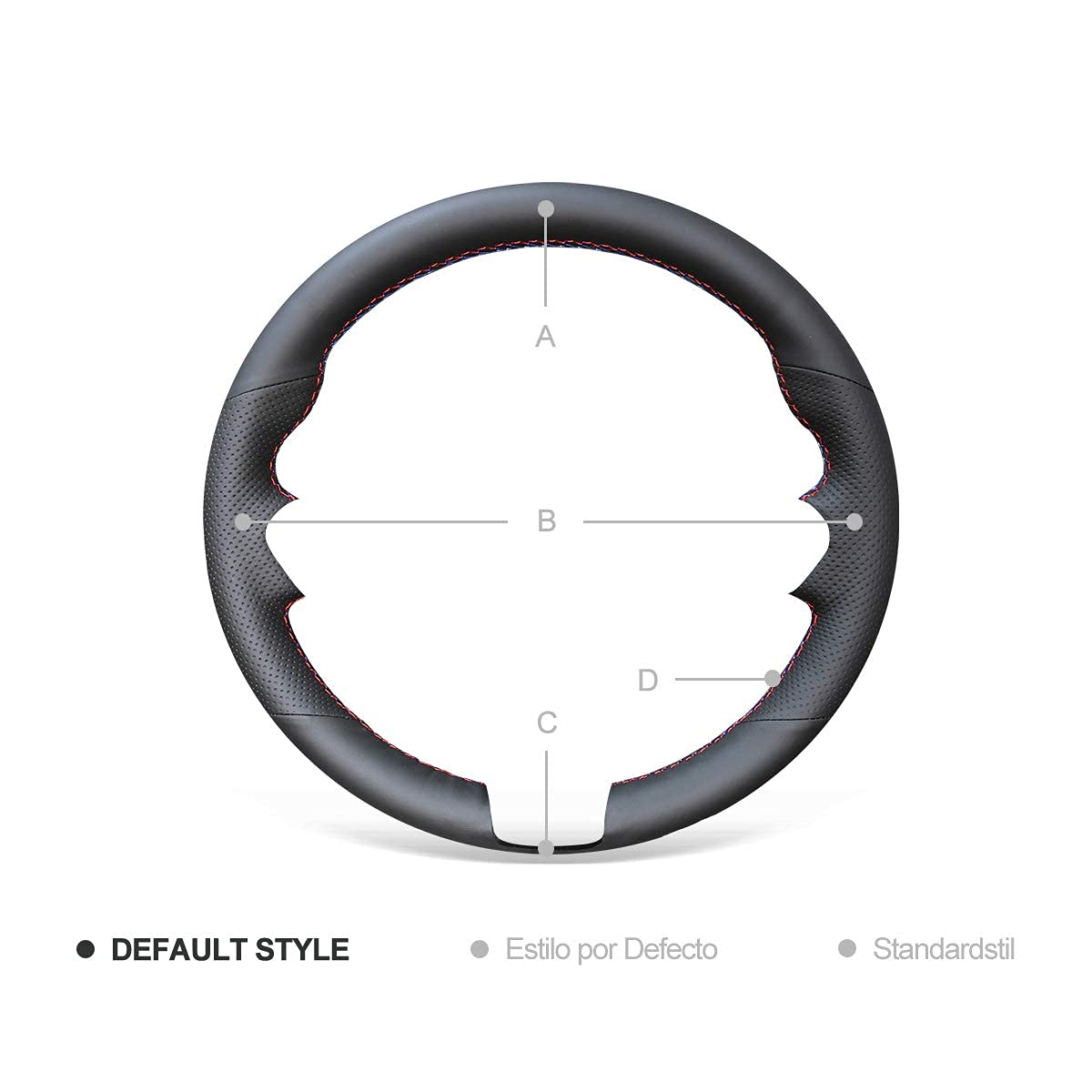 MEWANT Funda de Volante a Medida para Coser BMW M3