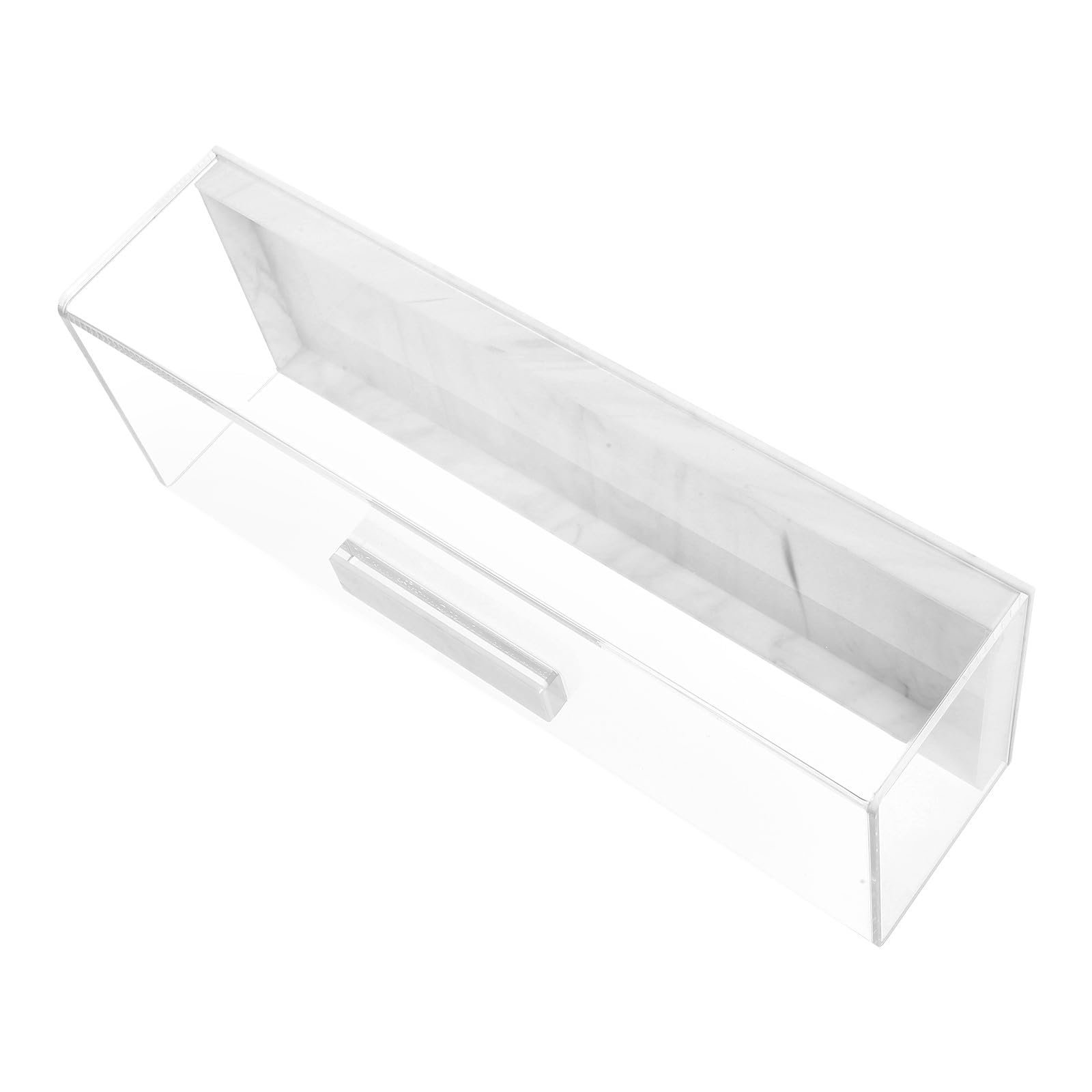 Support à gâteau rectangulaire transparent avec couvercle acrylique pour pâtisseries maison