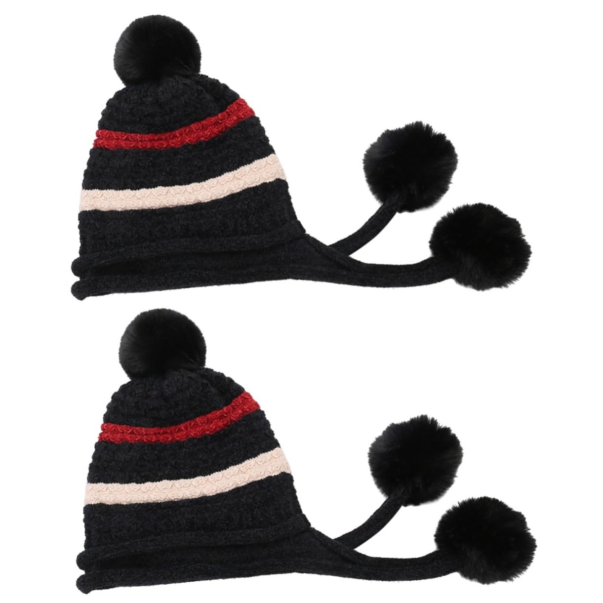 Gorro De Lana Tejido Gorros Para Bebés Sombreros Para Niños Sombreros Mullidos Para Adolescentes Sombrero De Cazador Sombreros Para Niños Gorras Y Sombreros Sombrero Peludo Gorras