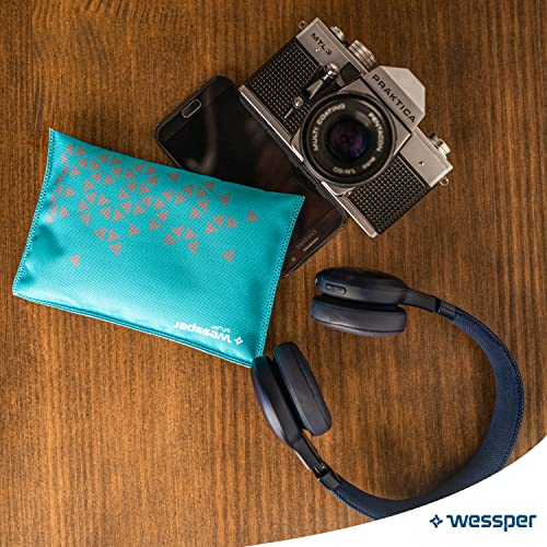 Wessper Deumidificatore sacchetto riutilizzabile Wessper deumidificatore in silice essiccante granulato di umidità per guardaroba, auto, scarpe, camera da letto, 6 pezzi da 300 g - Image 6