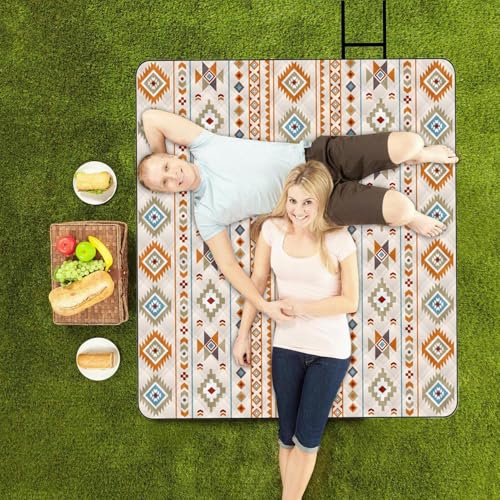 Couverture de pique-nique pliable et imperméable pour le camping et la plage - 5