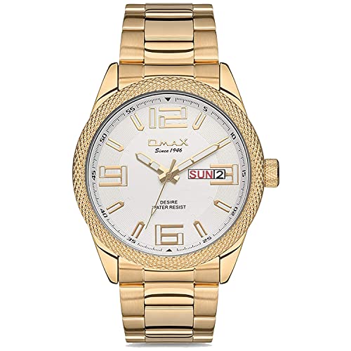 OMAX Day & Date Analog White Dial Men’s Watch - GX43G31I (B07MGK4H2N) Amazon Price History, Amazon Price Tracker