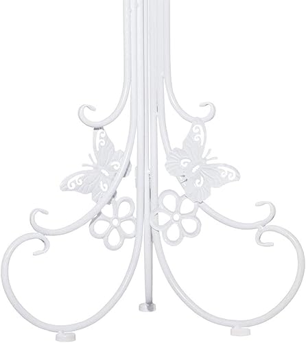 Miniatura 3 de Paquete de 2 soportes de metal para plantas en maceta, soportes altos para macetas para interiores y exteriores, estante decorativo para plantas