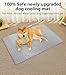Octonyluck Kühlmatte Hund, Kühlmatte für Hunde und Katzen Selbstkühlende Matte, Kühldecke Kühlkissen für Grosse Hunde kleine Dog, Waschbar Haustiere Matte, Grau, 70x100 cm