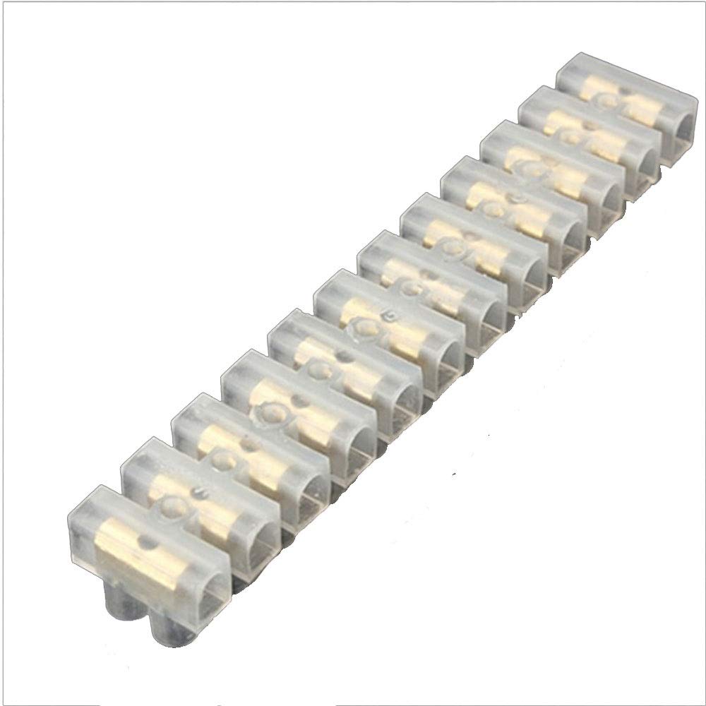 Borne à vis 12 positions 30A connecteur de câble électrique durable