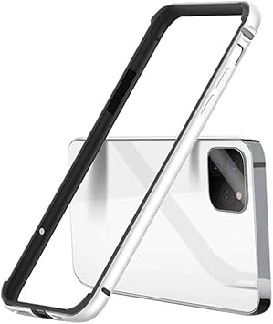 Amazon Co Jp Iphone 12 Mini ケース バンパー 5 4インチ アルミ シリコン 二重構造 衝撃吸収 薄型 軽量 電波に影響無し 安心保護 アイフォン 12 Mini 專用スマホケースバンパーケース Iphone 12 Mini シルバー 家電 カメラ