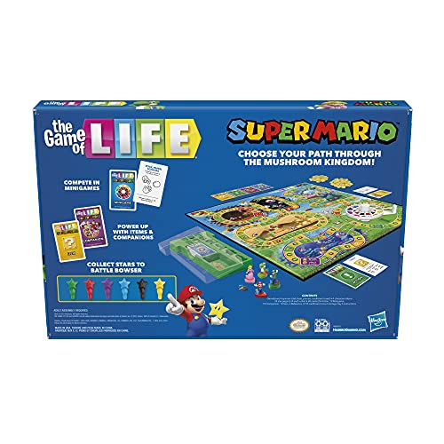 Hasbro Gaming E9488 The Game Of Life: Super Mario Edition Board Game thumb #4
