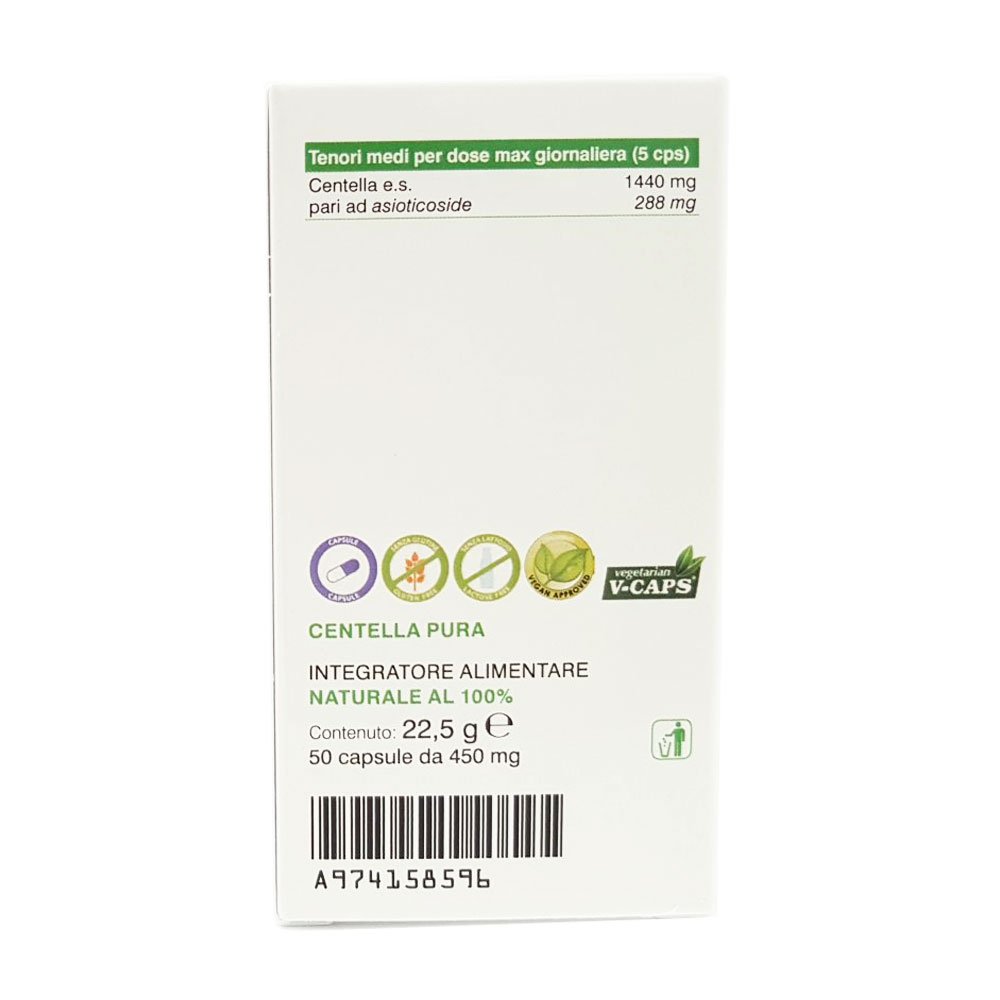 Naturpharma 450Mg Centella Pura Biodisponibile, 50 Capsule