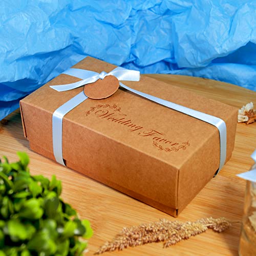 Caja de cartón 155x90x55mm (Pack 25)   Caja para regalos, envios, tienda, compras   Marrón