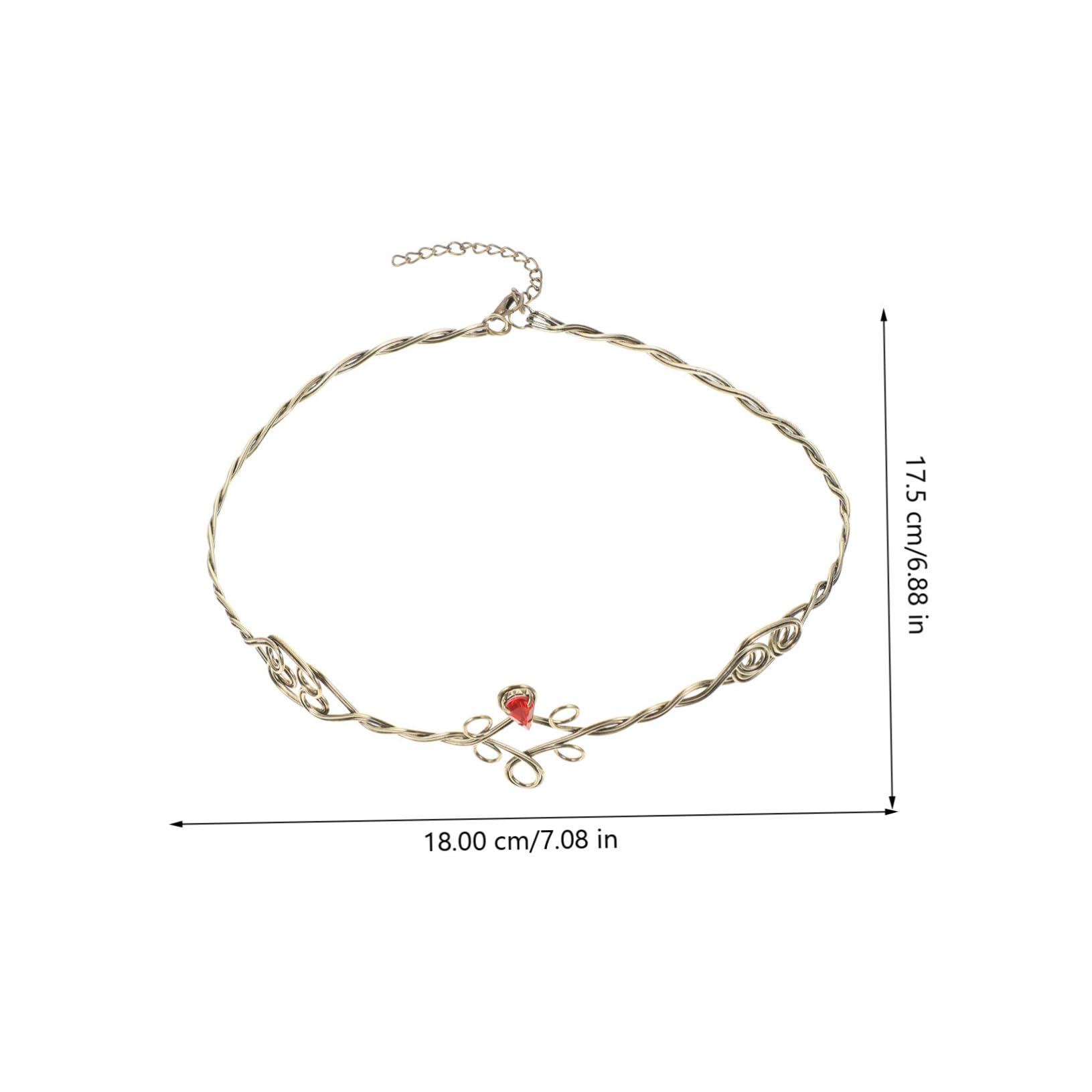 5pezzi Fascia Per Metallo Intrecciato Con Strass Accessorio Elegante Per Feste e Occasioni Speciali Perfetta Per Donne e Ragazze