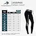 CompressionZ Compression Leggings for Women High Waisted Performance Tummy Control Gym, Pilates, Travel, Yoga, Workout Pants Black