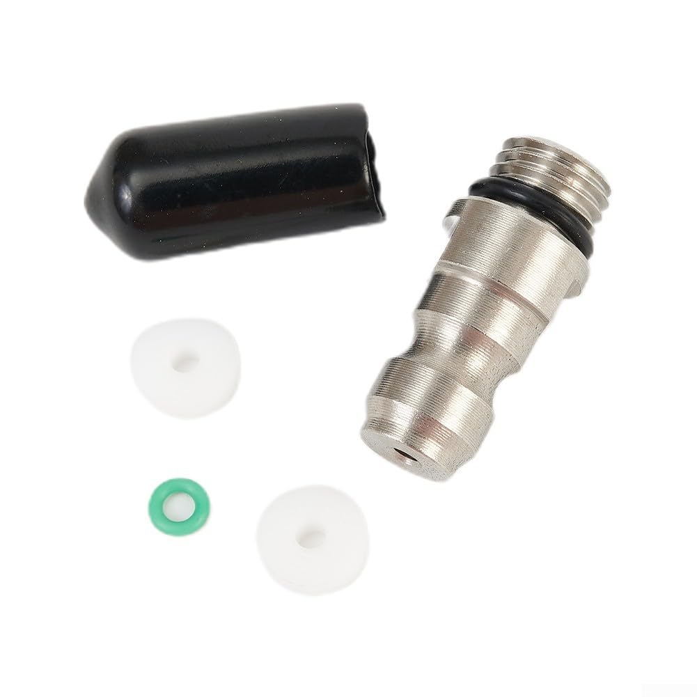PCP-Füllnippel, Edelstahl, Schnellanschluss, 8 mm männlich, auslaufsicher (M10 PCP-Füllnippel, Edelstahl, Schnellanschluss, 8 mm männlich, auslaufsicher (M10